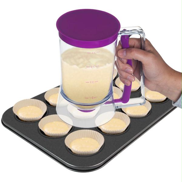 Pan Cup Cake Batter Dispenser - 4 Cup Capacity