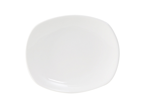 Tuxton Aau-002 Plate 6 In. X 5 In., Pearl White