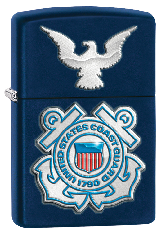 28681 Uscg Navy Matte Windproof Lighter