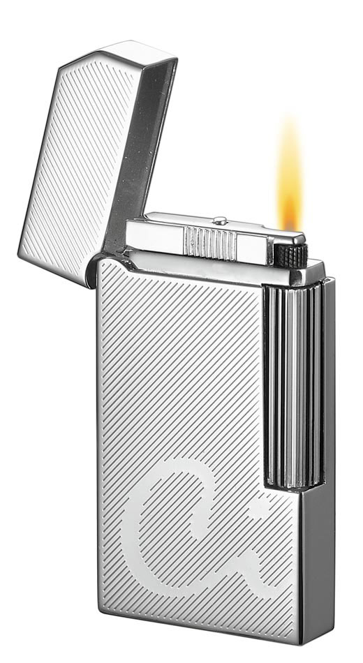 Windsor Chrome Diamond Cut Flint Traditional Flame Lighter