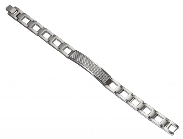 Cabr002 Grid Stainless Steel Bracelet