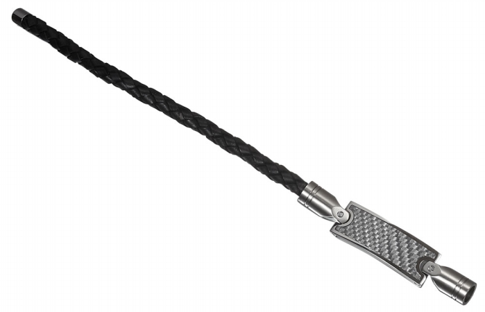 Cabr007 Indarra Silver Carbon Bracelet