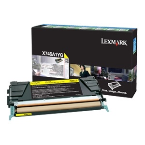 Lexmark Lexx746A1Yg Lexmark Br X746De - 1-Sd Rtn Prog Yellow