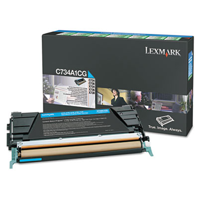 Lexmark Lexx746A1Cg Lexmark Br X746De - 1-Sd Rtn Prog Cyan