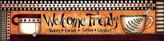 Welcome Tea Poster Print By Linda Spivey - 20 X 5