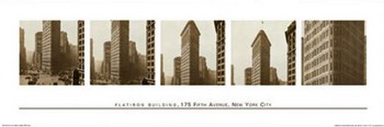 Gapfar50000 Flatiron Building Fifth Avenue Poster Print - 36 X 12