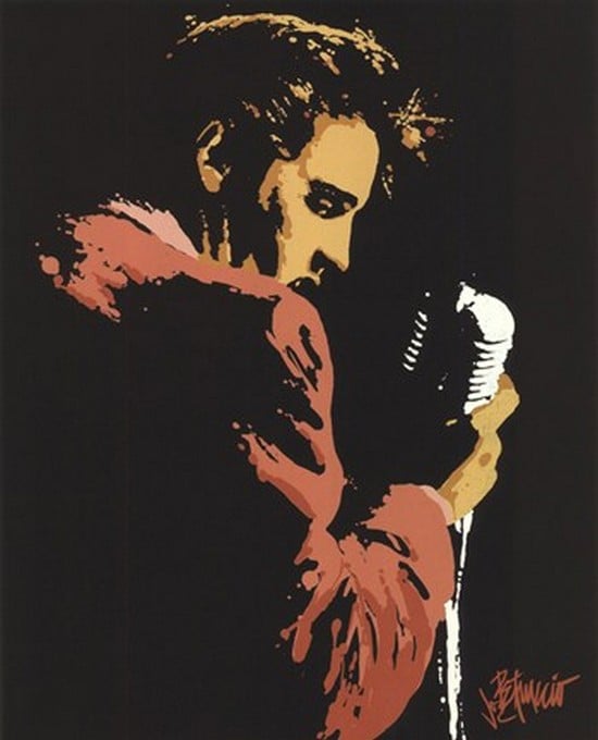 Elvis - Singing Profile - Postercard Poster Print - 8 X 10
