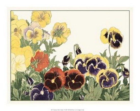 Owp58475z Japanese Flower Garden V Poster Print By Konan Tanigami - 20 X 16