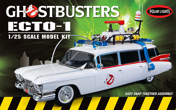 Pol914 Polar Lights - Ghostbusters Ecto-1 - Snap Together Plastic