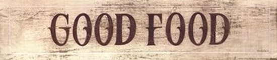 Pencity167 Good Food Poster Print By Smitty City - 18 X 4