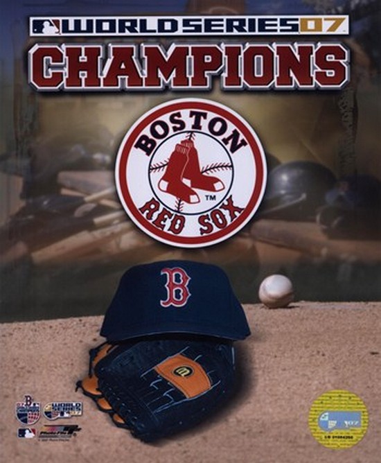 07 - Red Sox World Series Champions Team Logo Sports Photo - 8 X 10