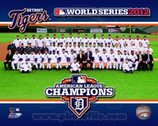 Photofile Pfsaapi02901 The Detroit Tigers 2012 American League Champions Team Photo Sports Photo - 10 X 8