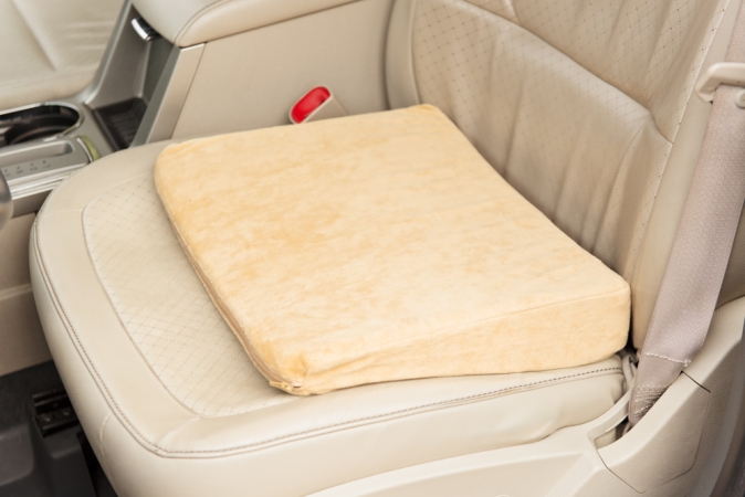 0227mv Velour Covered Memory Foam Seat Riser