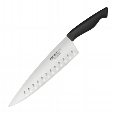 2010 10 In. Prodigy Series Chef Knife With Hollow Grounds, Full Tang & Non-slip Handle