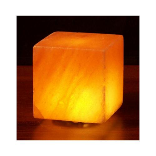 Cube Salt Lamp - Usb - 3 In -