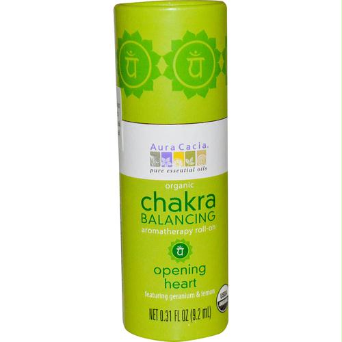 Aura(tm) Cacia Organic Chakra Balancing Aromatherapy Roll-on - Opening Heart - .31 Oz - 1253467