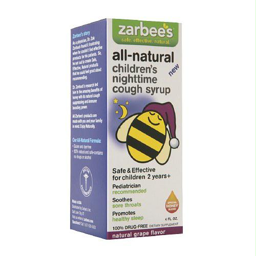 All Natural Childrens Nightime Cough Syrup - Grape - 4 Oz - 1272038