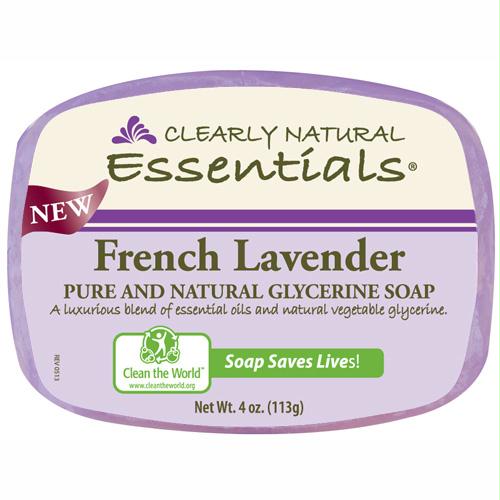 Clearly Natural Glycerin Bar Soap - French Lavender - 4 Oz - 1279611