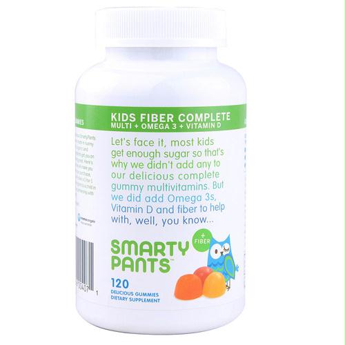 Smarty Pants Multivitamin - Kids Fiber Complete Gummy - 120 Ct - 1416189
