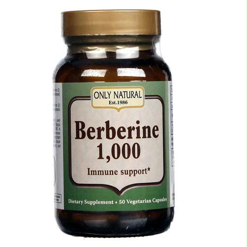 Berberine - 1000 Mg - 50 Vegetarian Capsules - 1504042