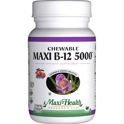 Maxi B12 5000 - Chewable - 60 Tablets - 1510924