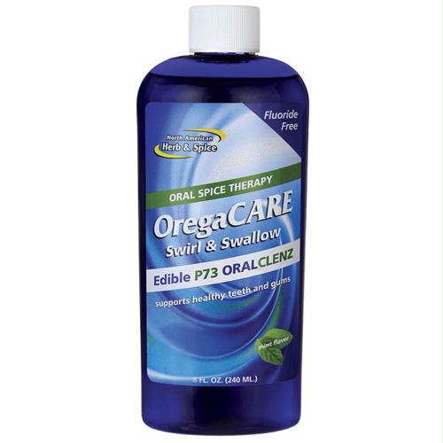 North American Herb And Spice Oregacare Swirl And Swallow Oral Cleanser - 8 Oz - 1528538