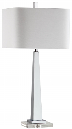 130023 Modern Table Lamp - Ant. Silver
