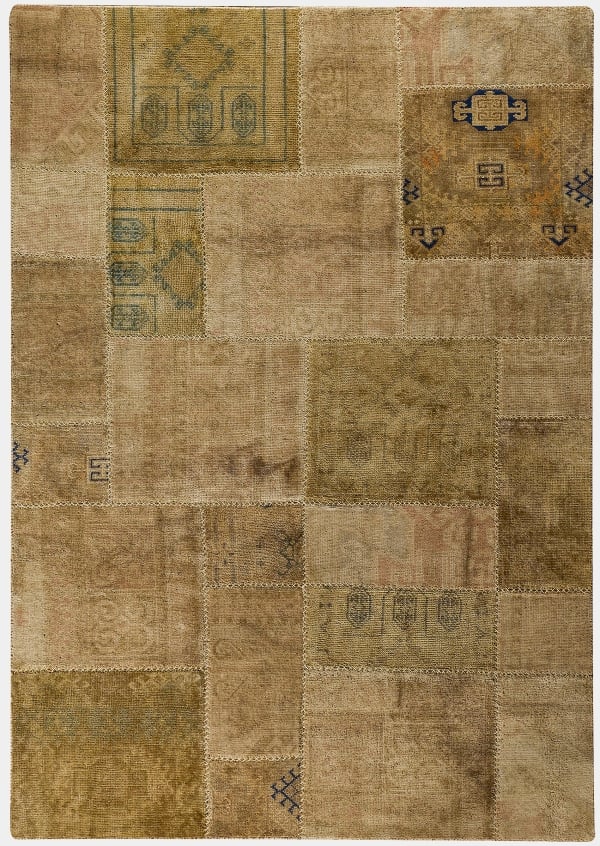 94 X 10 Hand Knotted Contemporary Rug - Sand