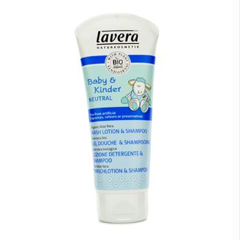 Lavera 16706226603 Baby & Kinder Neutral Wash Lotion & Shampoo - 200ml-6.6oz
