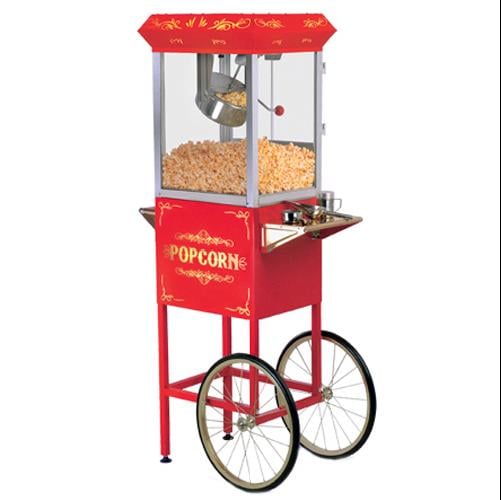 Maxi-matic Mx-epm-400 Maxi-matic Mx-epm-400 Popcorn Trolley- 8 Oz. - Red