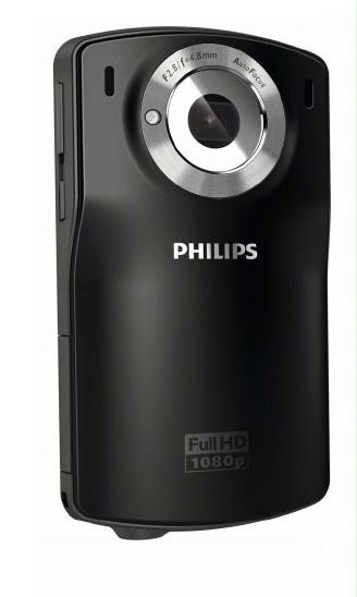 Gemini/philips PHIL-CAM110BK Gemini/philips PHIL-CAM110BK Philips Hd Pocket Camcorder - Black W 4g