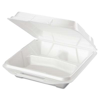 Hinged-lid Foam Carryout Containers