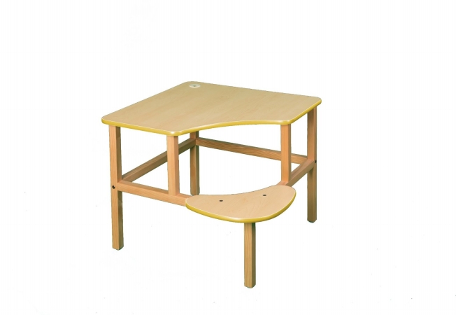 C-d Mpl-yel-wz Corner Desk - Maple-yellow