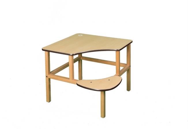 C-d Mpl-brn-wz Corner Desk - Maple-brown