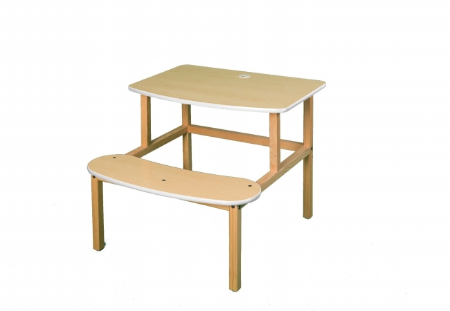 S-d Mpl-wht-wz Student Desk - Maple-white