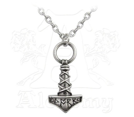 P696 - Thor's Hammer Amulet Pendant -pendants