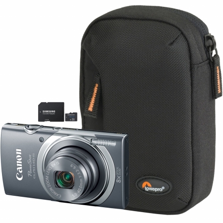 Canon 9144B001-3-KIT PowerShot ELPH 140 Digital Camera (9144B001) with Case (LP36322-0WW) and 16GB SD Card (MB-MSAGBA/AM)