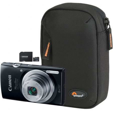 Canon 9150B001-3-KIT PowerShot ELPH 135 Digital Camera (9150B001) with Case (LP36322-0WW) and SD Card (MB-MSAGBA/AM)