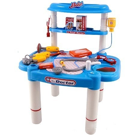 Az Import & Trading Ps803 Little Doctors Deluxe Medical Doctor Playset For Kids Ps803