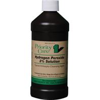 Inc D; 041-4106400 Priority Care Hydrogen Peroxide 3 Percent Solution - Case Of 12