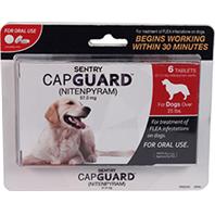 ; 02048 Sentry Capguard Flea Tablets Dog