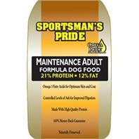 ; 10110 Sportsman S Pride Maintenance Dog Food