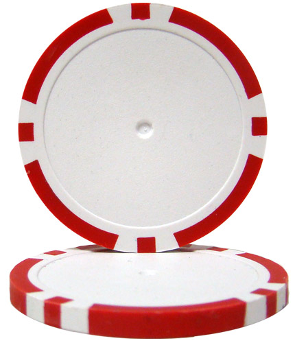 Cpbl14-red-25 Roll Of 25 - Red Blank Poker Chips - 14 Gram