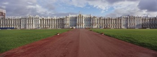 Ppi103779l Dirt Road Leading To A Palace Catherine Palace Pushkin St. Petersburg Russia Poster Print By - 36 X 12