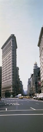 Ppi120359l Low Angle View Of An Office Building Flatiron Building Manhattan New York City New York State Usa Poster Print By - 12 X 36