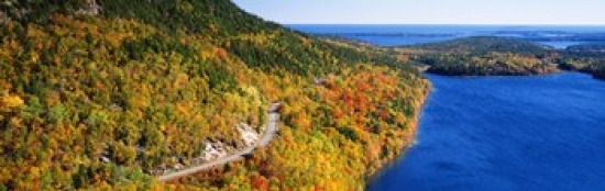 PPI36490L Mount Jordan Pond  Acadia National Park  Maine  USA Poster Print By  - 36 X 12