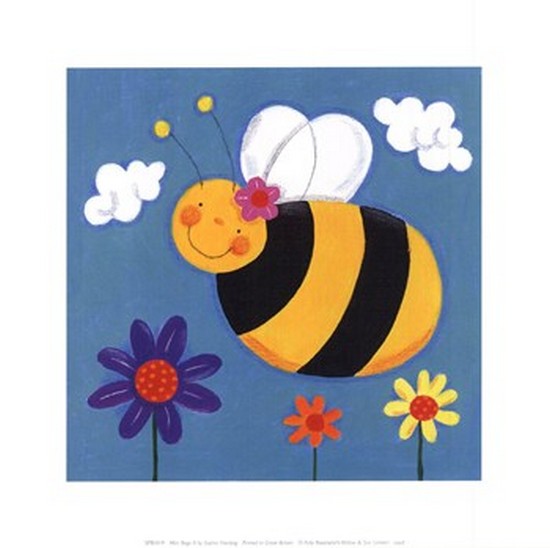 Mini Bugs Ii Poster Print By Sophie Harding - 8 X 8