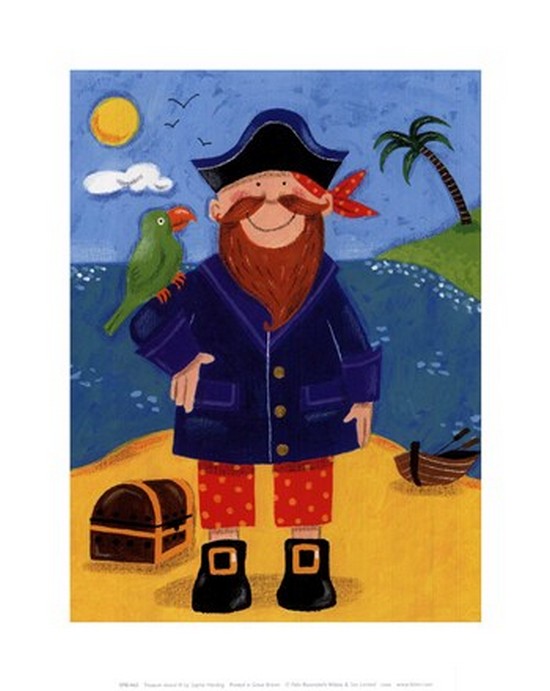 Treasure Island Iii Poster Print By Sophie Harding - 8 X 10