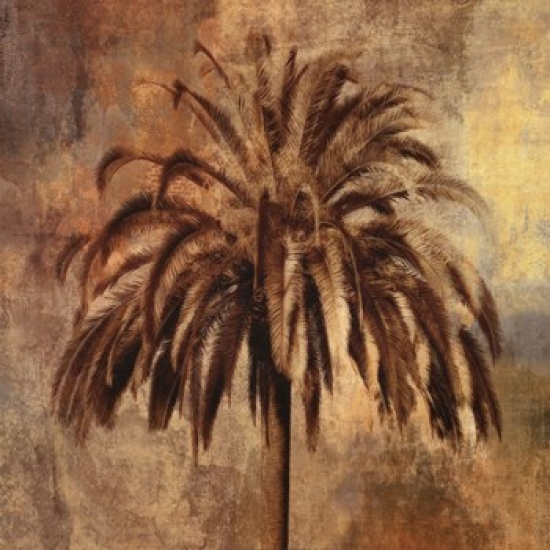 Rosx6381 Golden Palm Poster Print By Mark Chandon - 28 X 28