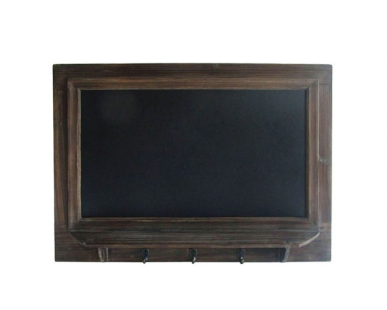 Cheung's Fp-3639 Wall Hanging Chalkboard With Chalk Tray And 3 Metal Hooks